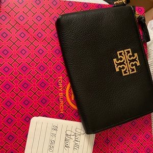 Tory Burch Black Wristlet